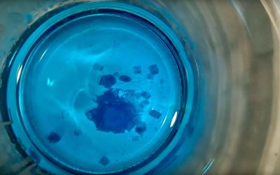 Making potassium copper sulfate (cyanochroite)